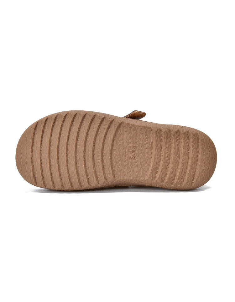 Baskets en Cuir à Glands et Bout Rond marron — détail produit (7)
