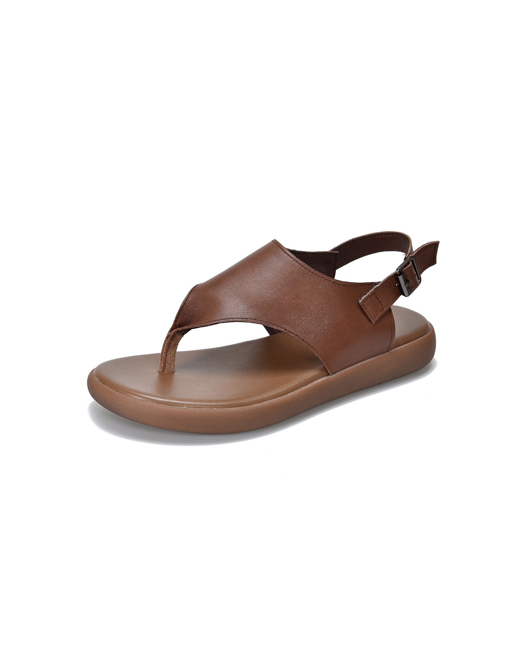 Sandales Entredoigts à Semelle Souple marron — vue principale (1)